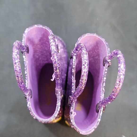 BRAND NEW CHIEF KIDS GIRL'S GLITTER PVC BOOT (Toddler/Little Kid) - Picture 6 of 16